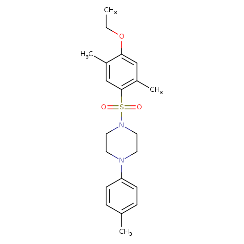 1-(4-ethoxy-2,5-dimethylbenzenesulfonyl)-4-(4-methylphenyl)piperazine