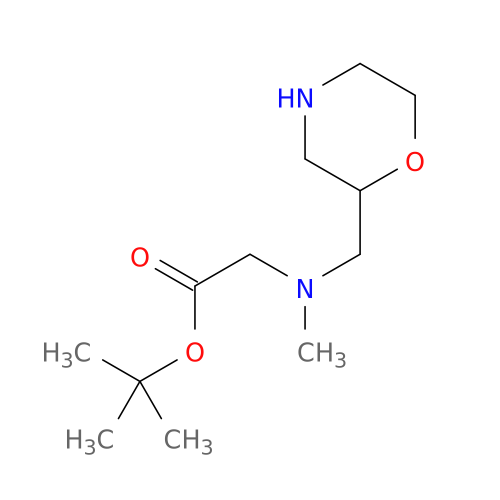tert-Butyl 2-[methyl(morpholin-2-ylmethyl)amino]acetate