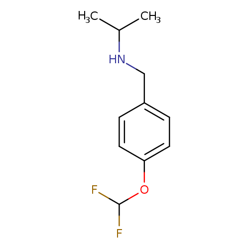 {[4-(difluoromethoxy)phenyl]methyl}(propan-2-yl)amine
