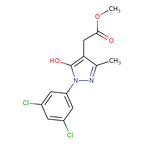 methyl 2-[1-(3,5-dichlorophenyl)-5-hydroxy-3-methyl-1H-pyrazol-4-yl]acetate