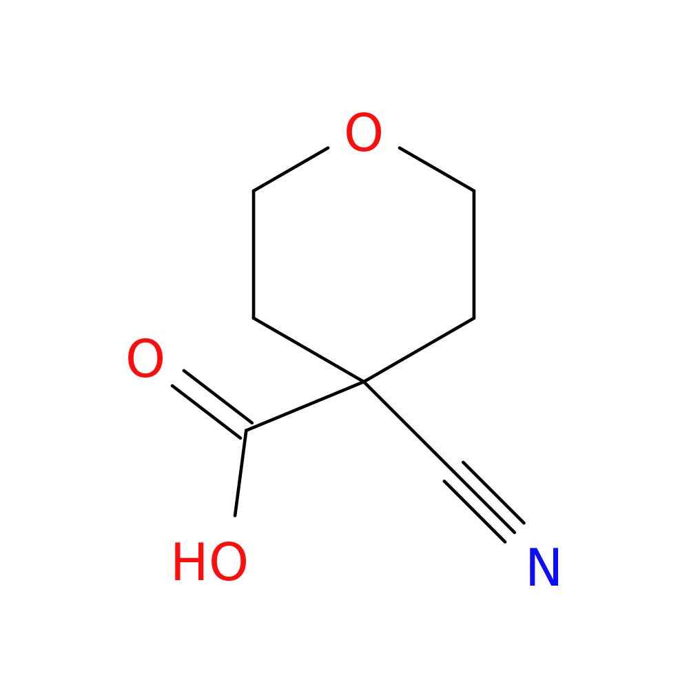 4-Cyanotetrahydro-2H-pyran-4-carboxylic acid