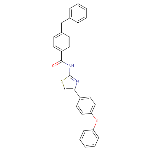 4-benzyl-N-[4-(4-phenoxyphenyl)-1,3-thiazol-2-yl]benzamide