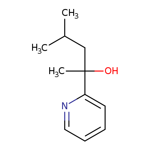 4-Methyl-2-(pyridin-2-yl)pentan-2-ol