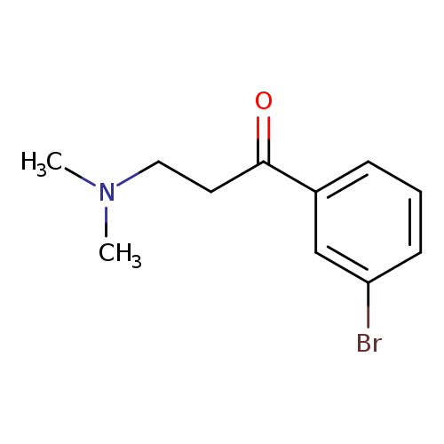 1-Propanone, 1-(3-bromophenyl)-3-(dimethylamino)-