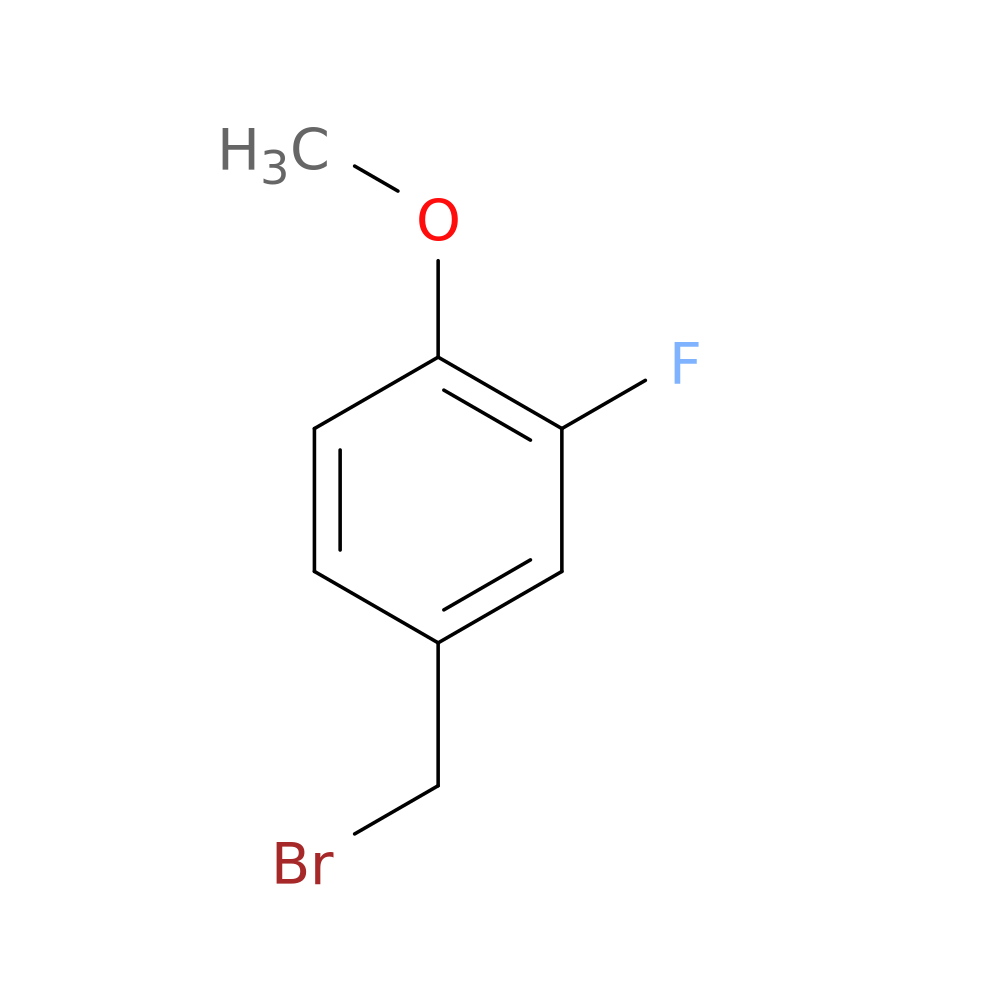 Benzene, 4-(bromomethyl)-2-fluoro-1-methoxy-