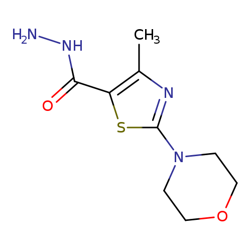 4-Methyl-2-(morpholin-4-yl)-1,3-thiazole-5-carbohydrazide