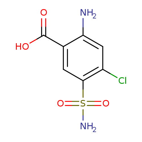 Benzoic acid, 2-amino-5-(aminosulfonyl)-4-chloro-