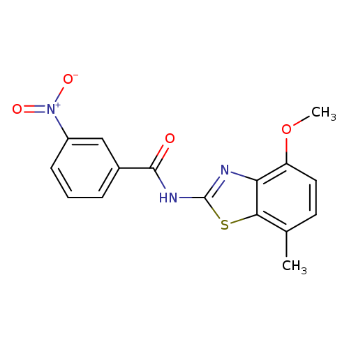 N-(4-methoxy-7-methyl-1,3-benzothiazol-2-yl)-3-nitrobenzamide