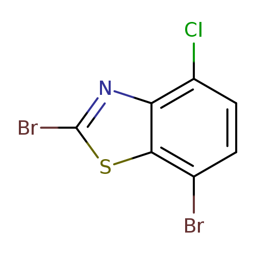 2,7-dibromo-4-chloro-1,3-benzothiazole