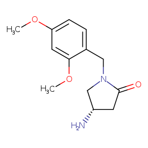 (4S)-4-Amino-1-[(2,4-dimethoxyphenyl)methyl]pyrrolidin-2-one