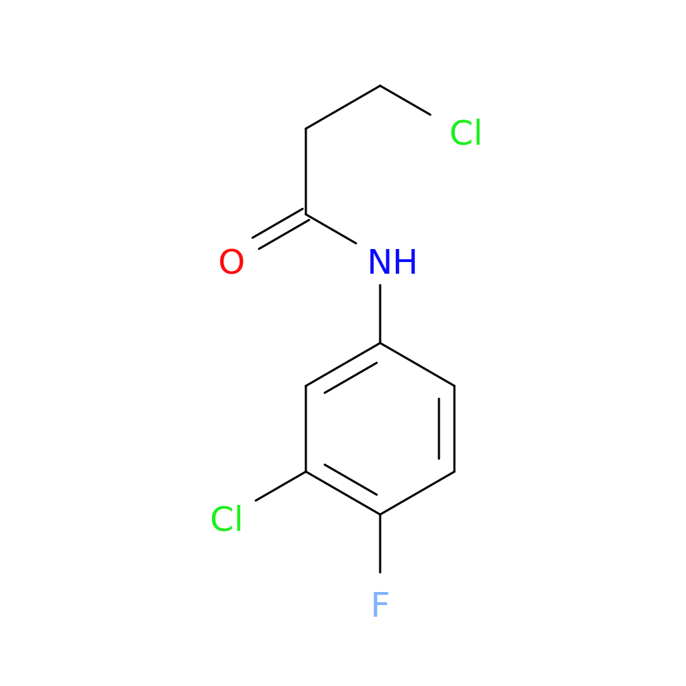 3-Chloro-n-(3-chloro-4-fluorophenyl)propanamide