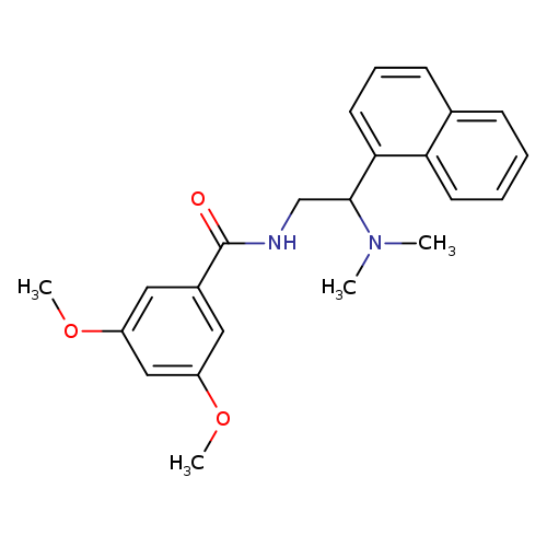 N-[2-(dimethylamino)-2-(naphthalen-1-yl)ethyl]-3,5-dimethoxybenzamide