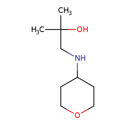 2-methyl-1-[(oxan-4-yl)amino]propan-2-ol
