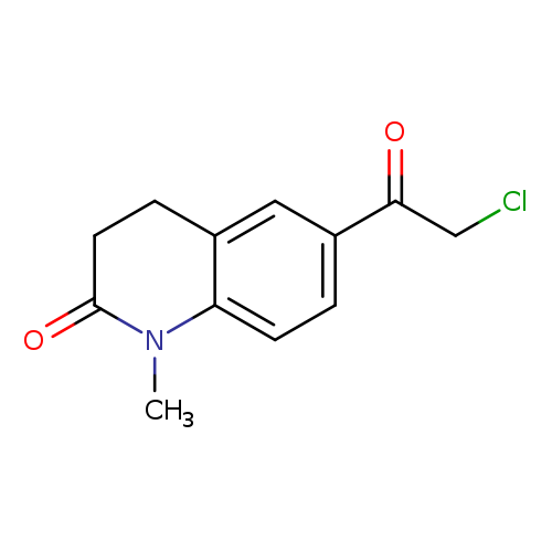 6-(2-chloroacetyl)-1-methyl-1,2,3,4-tetrahydroquinolin-2-one