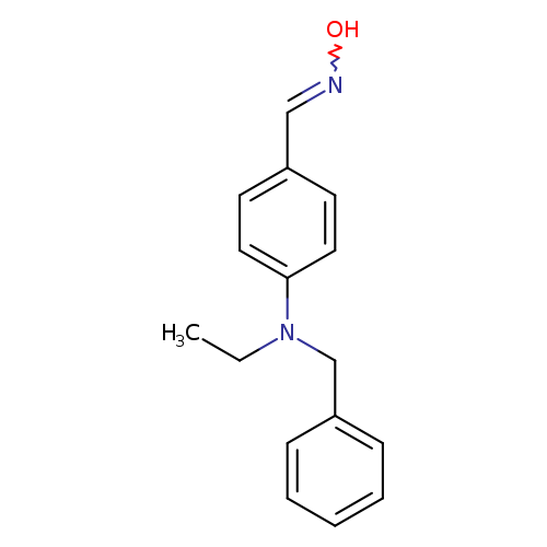 N-benzyl-N-ethyl-4-[(hydroxyimino)methyl]aniline