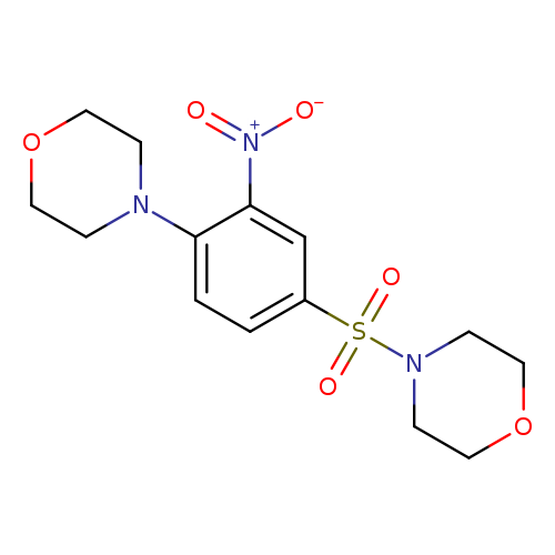 4-[4-(morpholine-4-sulfonyl)-2-nitrophenyl]morpholine