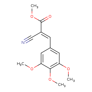 Methyl (2e)-2-cyano-3-(3,4,5-trimethoxyphenyl)acrylate