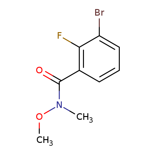 3-Bromo-2-fluoro-N-methoxy-N-methylbenzamide
