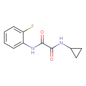 N-cyclopropyl-N'-(2-fluorophenyl)ethanediamide