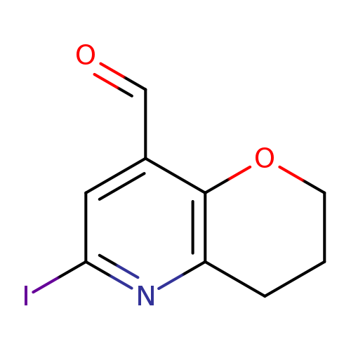 6-Iodo-3,4-dihydro-2h-pyrano[3,2-b]pyridine-8-carbaldehyde