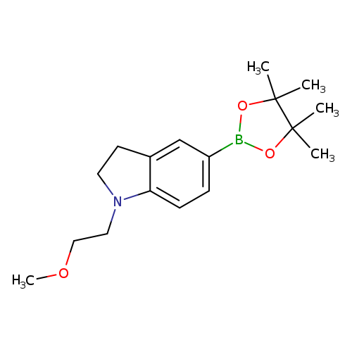 1-(2-METHOXYETHYL)-5-(4,4,5,5-TETRAMETHYL-1,3,2-DIOXABOROLAN-2-YL)INDOLINE