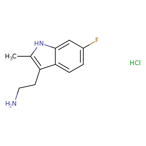 2-(6-fluoro-2-methyl-1h-indol-3-yl)ethan-1-amine hydrochloride