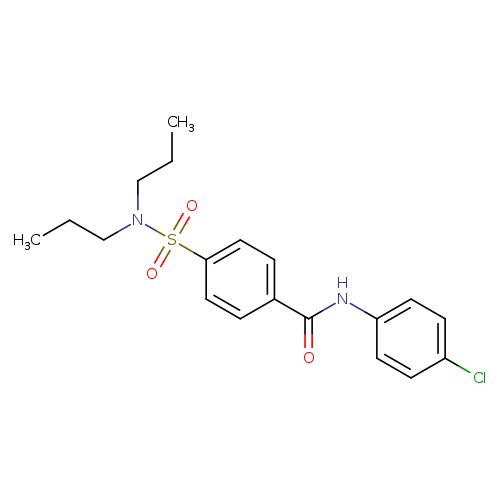 N-(4-chlorophenyl)-4-(dipropylsulfamoyl)benzamide