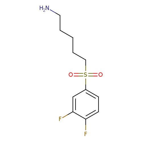 5-(3,4-Difluorobenzenesulfonyl)pentan-1-amine