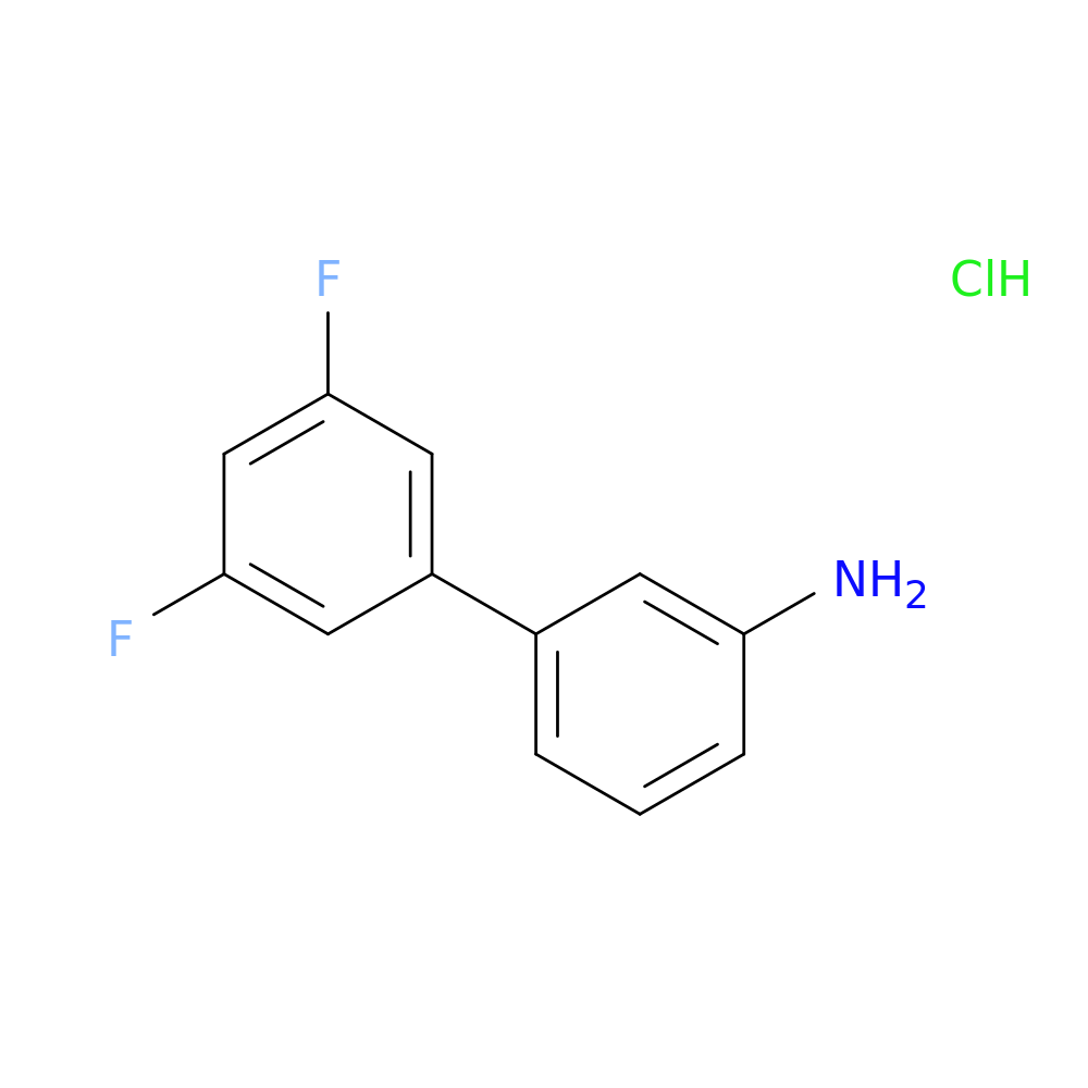 3-(3,5-Difluorophenyl)aniline, HCl