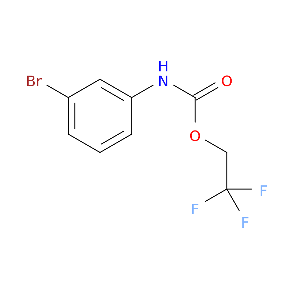 2,2,2-trifluoroethyl N-(3-bromophenyl)carbamate