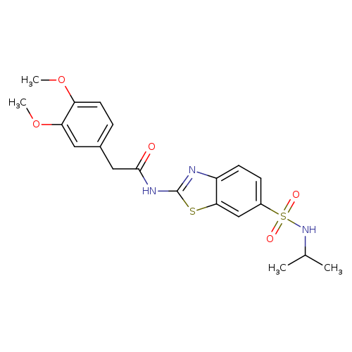 2-(3,4-dimethoxyphenyl)-N-{6-[(propan-2-yl)sulfamoyl]-1,3-benzothiazol-2-yl}acetamide