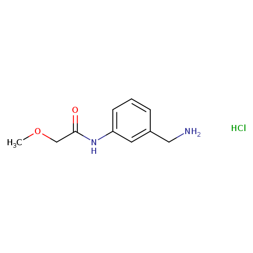 N-[3-(aminomethyl)phenyl]-2-methoxyacetamide hydrochloride