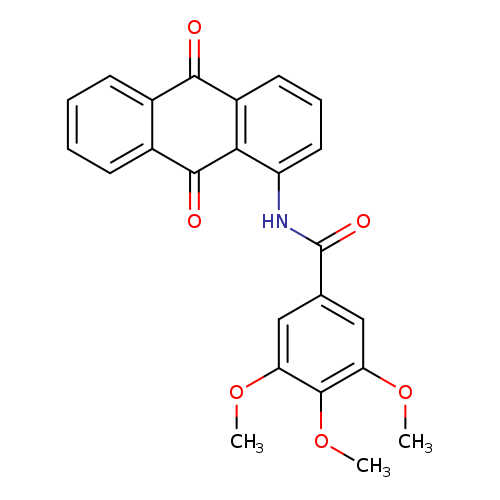 N-(9,10-dioxo-9,10-dihydroanthracen-1-yl)-3,4,5-trimethoxybenzamide