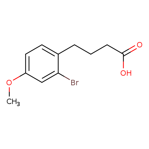 4-(2-bromo-4-methoxyphenyl)butanoic acid