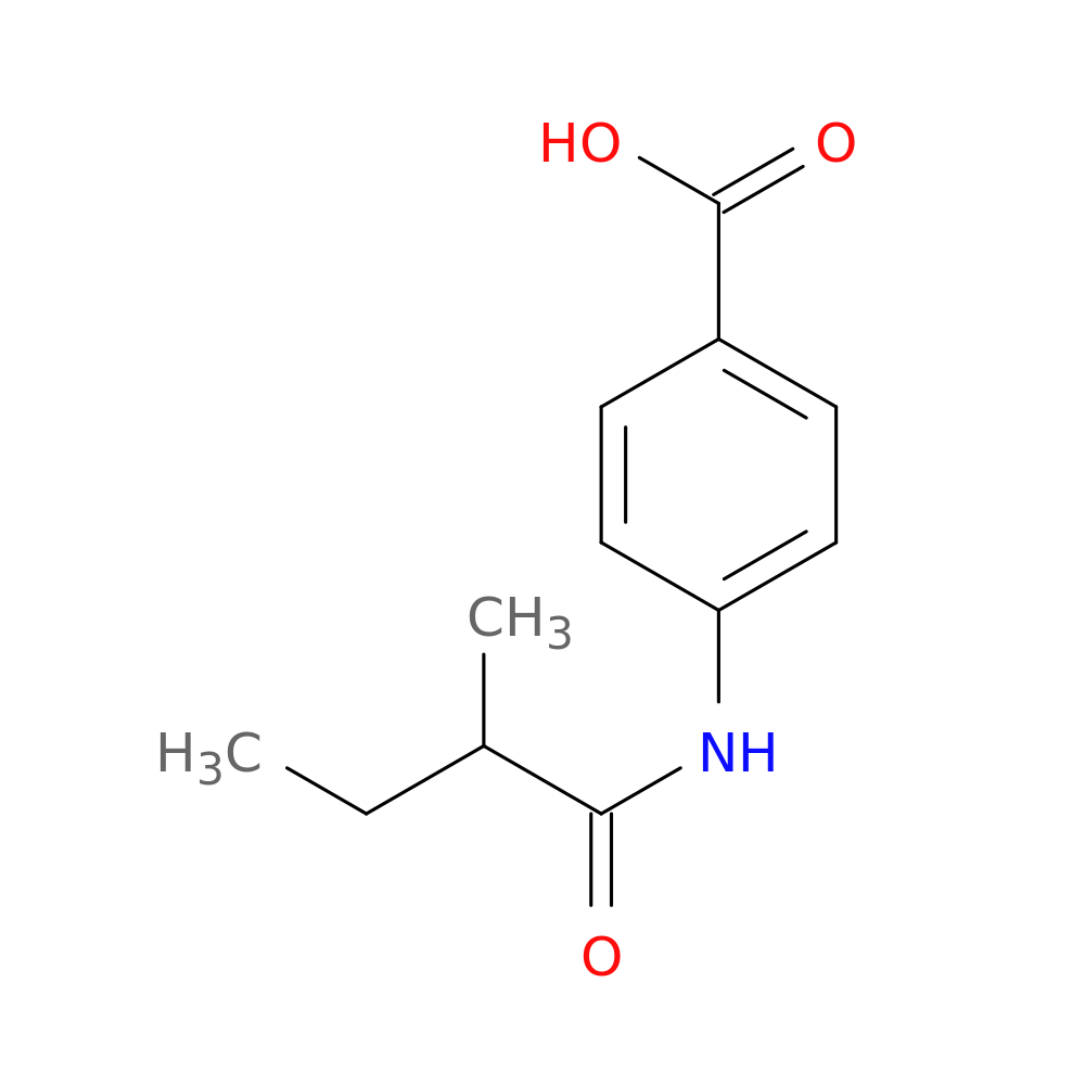 4-[(2-Methylbutanoyl)amino]benzoic acid