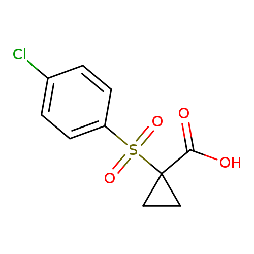 1-[(4-Chlorophenyl)sulfonyl]cyclopropanecarboxylic acid