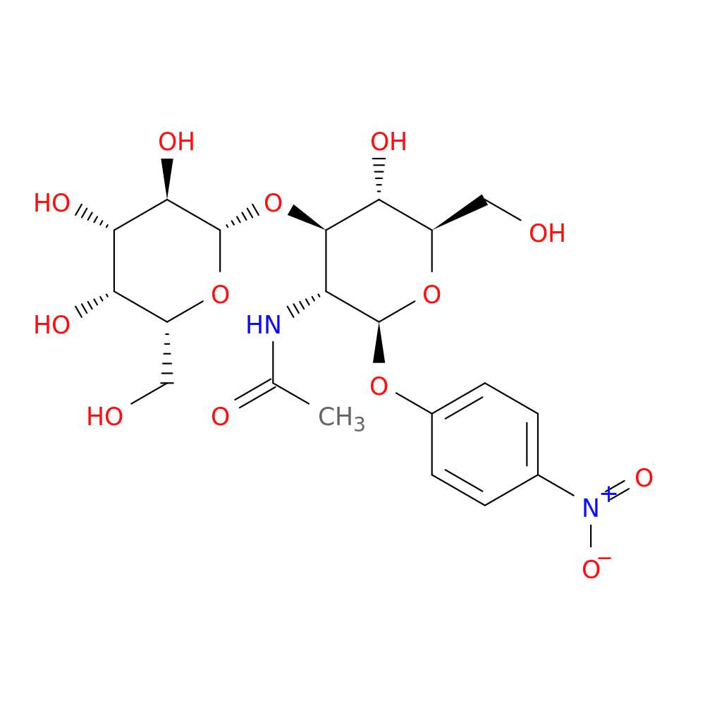 p-Nitrophenyl 2-Acetamido-2-deoxy-3-O-(b-D-galactopyranosyl)-b-D-glucopyranoside