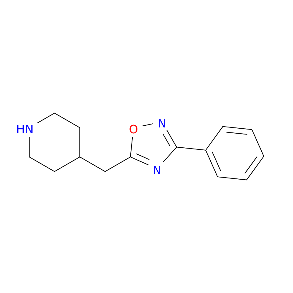 4-[(3-Phenyl-1,2,4-oxadiazol-5-yl)methyl]piperidine