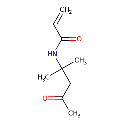 2-Propenamide, N-(1,1-dimethyl-3-oxobutyl)-