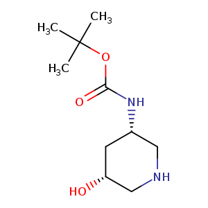 tert-butyl rac-[(3S,5R)-5-hydroxy-3-piperidinyl]carbamate