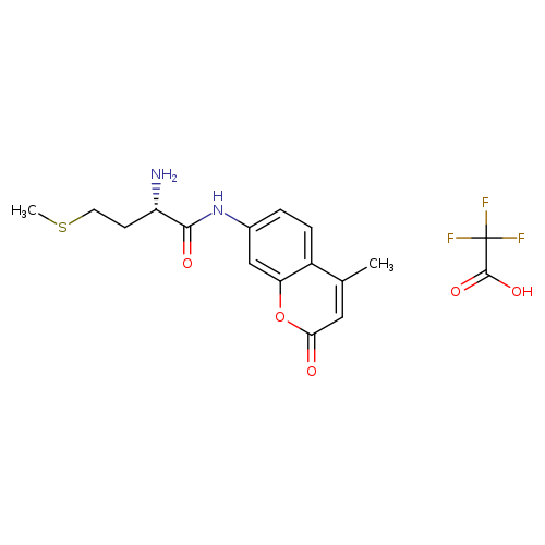 (S)-2-Amino-n-(4-methyl-2-oxo-2h-chromen-7-yl)-4-(methylthio)butanamide 2,2,2-trifluoroacetate