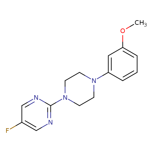 5-fluoro-2-[4-(3-methoxyphenyl)piperazin-1-yl]pyrimidine