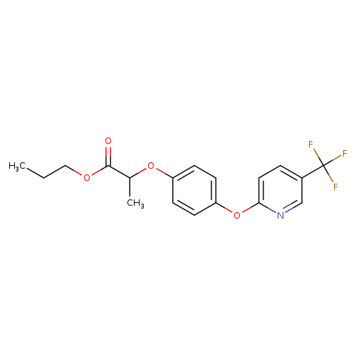 propyl 2-(4-{[5-(trifluoromethyl)pyridin-2-yl]oxy}phenoxy)propanoate