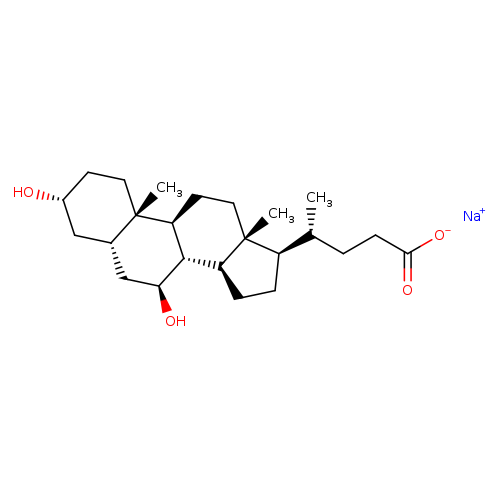 Cholan-24-oic acid, 3,7-dihydroxy-, sodium salt (1:1), (3α,5β,7β)-