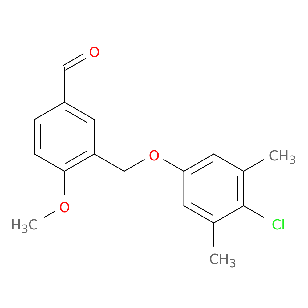 3-[(4-Chloro-3,5-dimethylphenoxy)methyl]-4-methoxybenzaldehyde