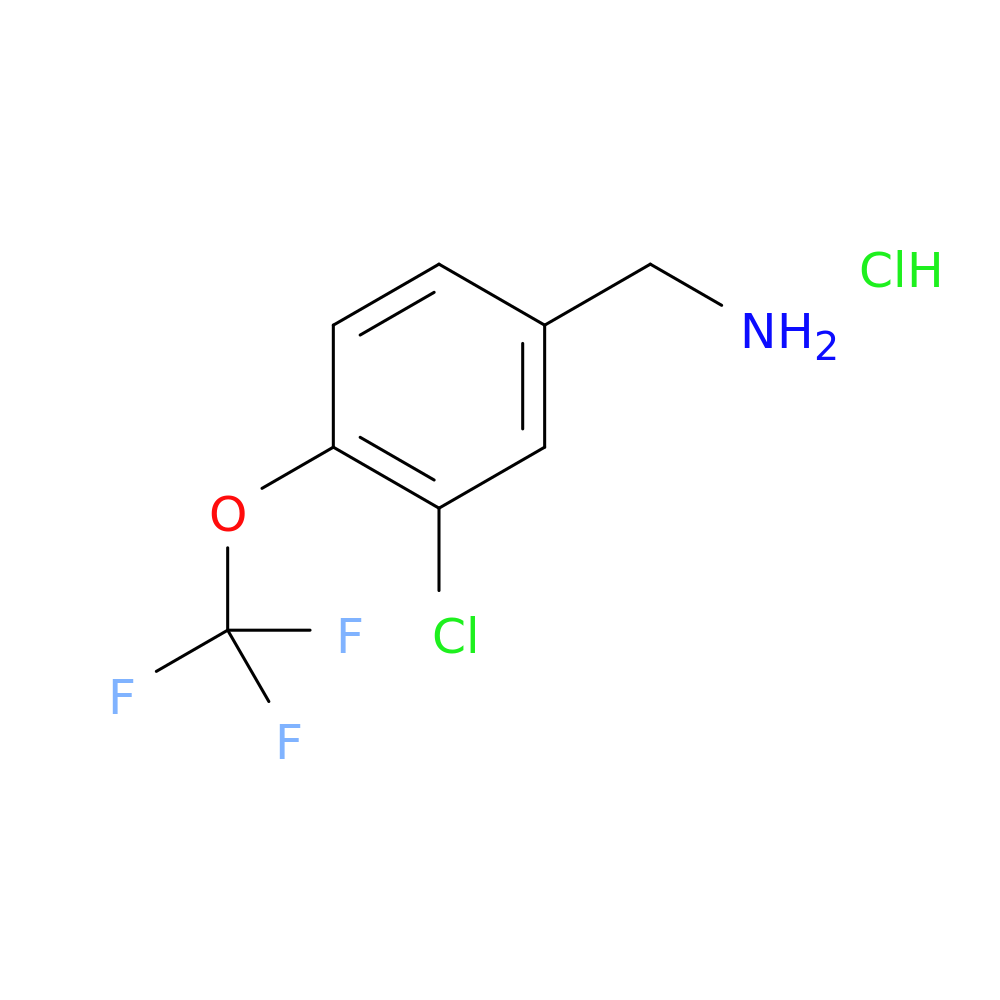 1-[3-chloro-4-(trifluoromethoxy)phenyl]methanamine hydrochloride