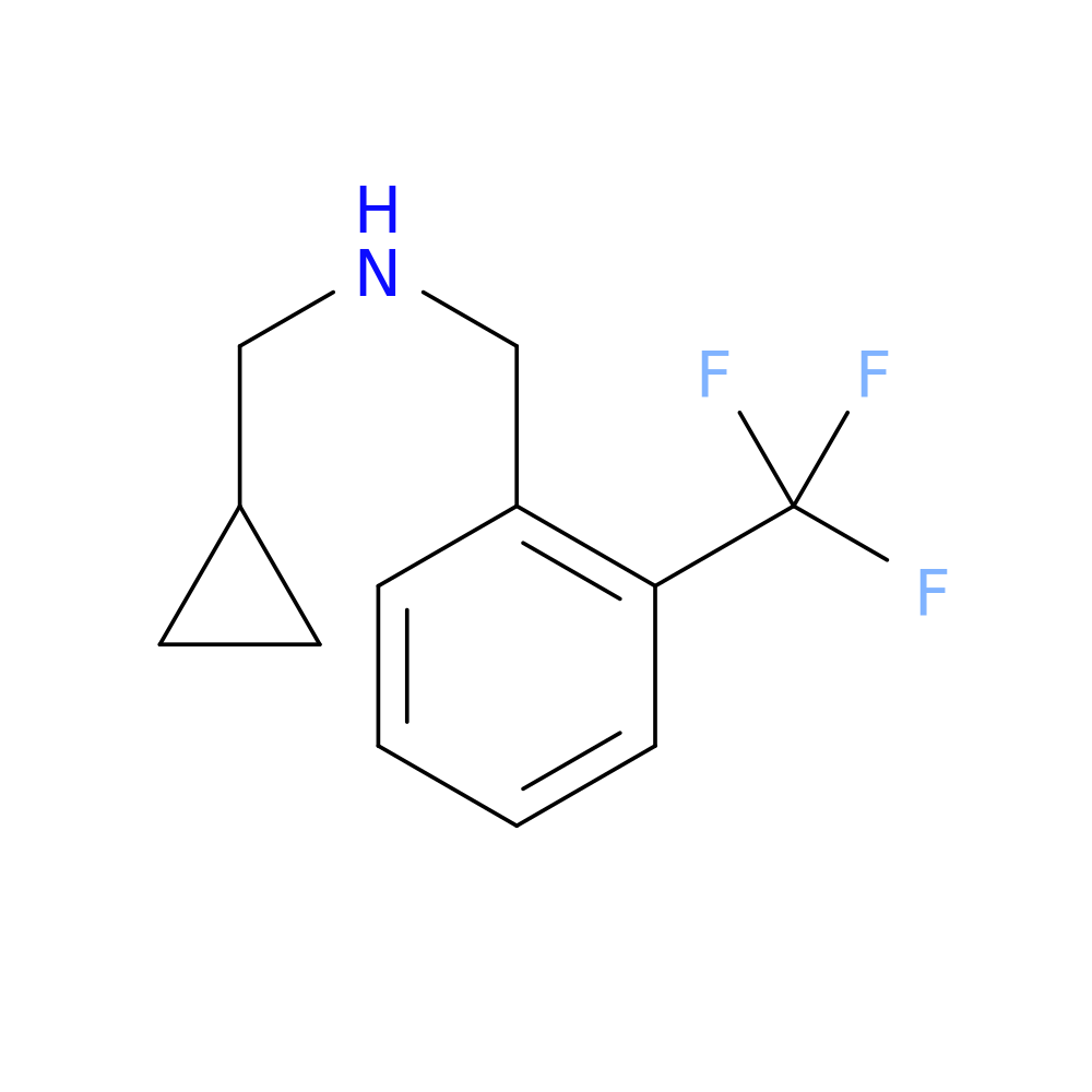 (cyclopropylmethyl)({[2-(trifluoromethyl)phenyl]methyl})amine