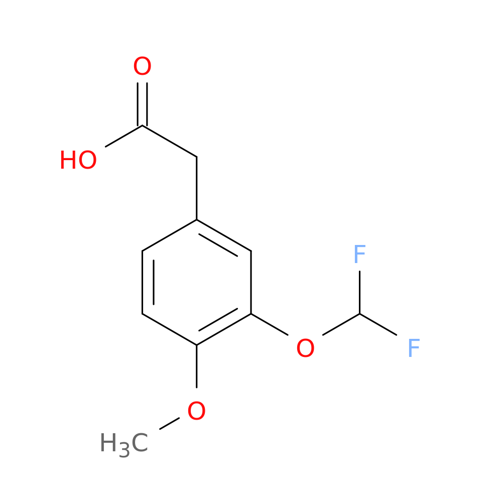 2-[3-(difluoromethoxy)-4-methoxyphenyl]acetic acid