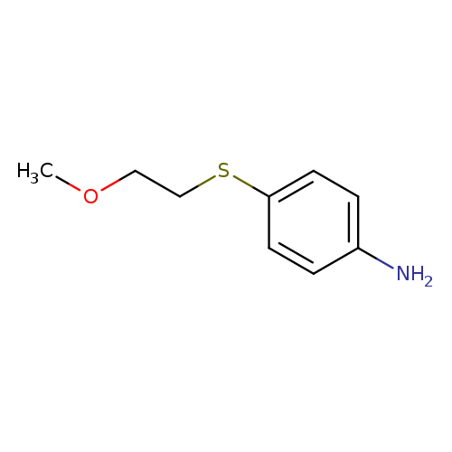 4-[(2-methoxyethyl)sulfanyl]aniline