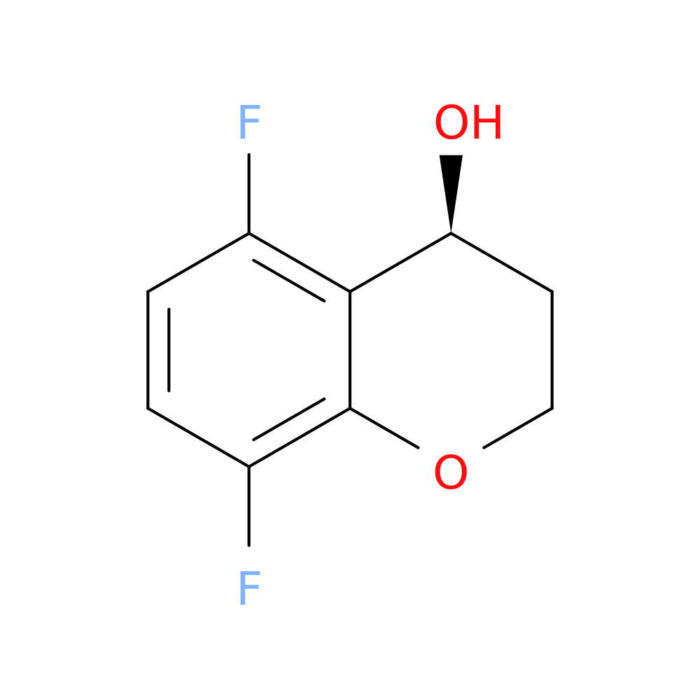 (4S)-5,8-difluoro-3,4-dihydro-2H-1-benzopyran-4-ol
